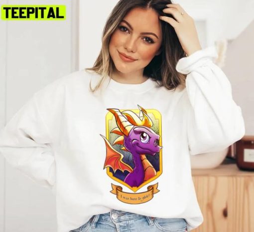 I Was Born To Glide& Game Spyro Reignited Trilogy Unisex Sweatshirt