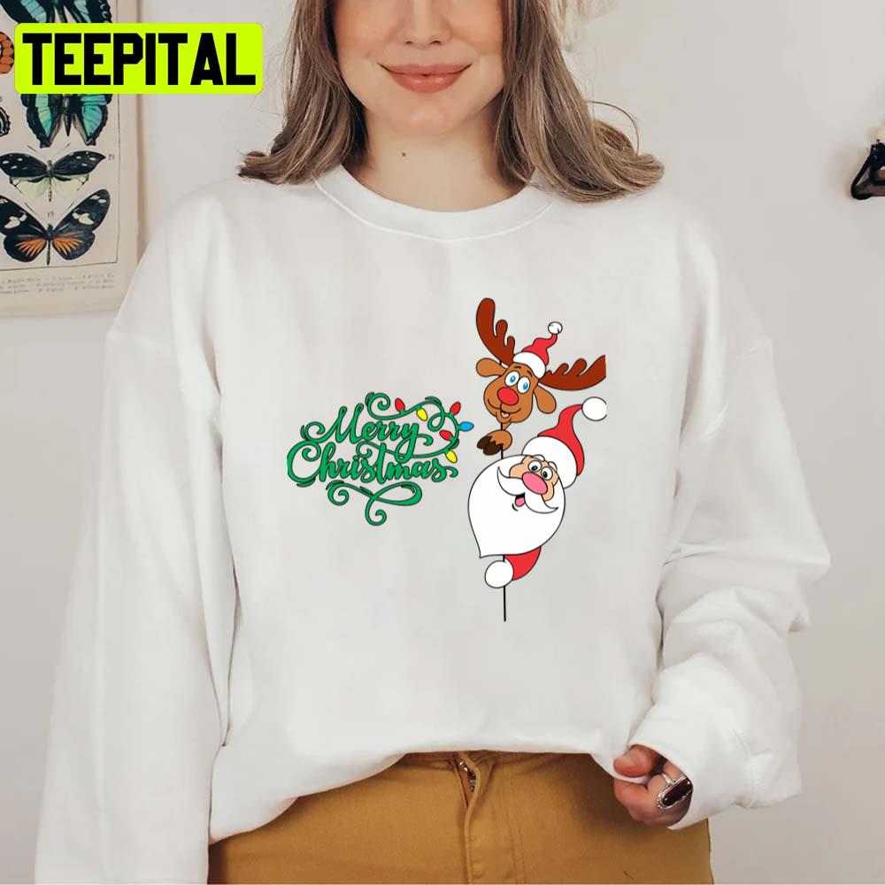 Iconic Art Reno Merry Christmas Premium Santa Unisex Sweatshirt