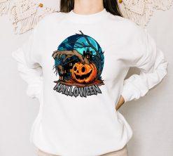 Iconic Art Spooky Season Funny Pumpkin Halloween Unisex Sweatshirt