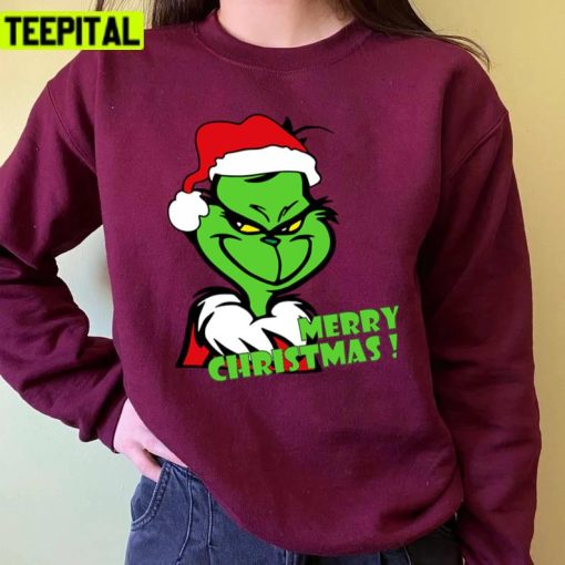 Iconic Character For Xmas Grinch Christmas Unisex Sweatshirt