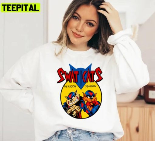 Iconic Design Cartoon Swat Kats Illustration Unisex Sweatshirt