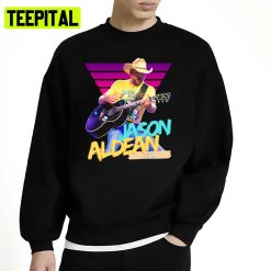 Iconic Portrait Art Jason Aldean Unisex Sweatshirt