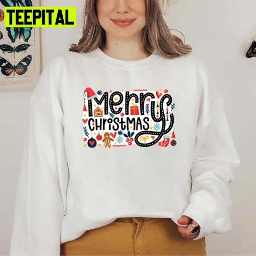 Iconic Symbols Of Christmas Unisex Sweatshirt