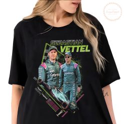 Illustration Sebastian Vettel World Champion Formula One Uk Germany Unisex T-Shirt