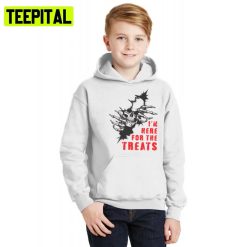 I’m Here For The Treats Halloween Illustration Hoodie