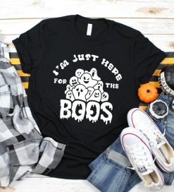 Im Just Here For The Boos Halloween Shirt