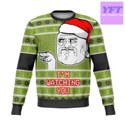 I’m Watching You Meme Meme 2022 Design 3d Ugly Christmas Sweater