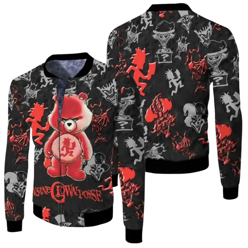 Insane Clown Posse Sugar Bear Full 3d Jersey Fleece Bomber Jacket