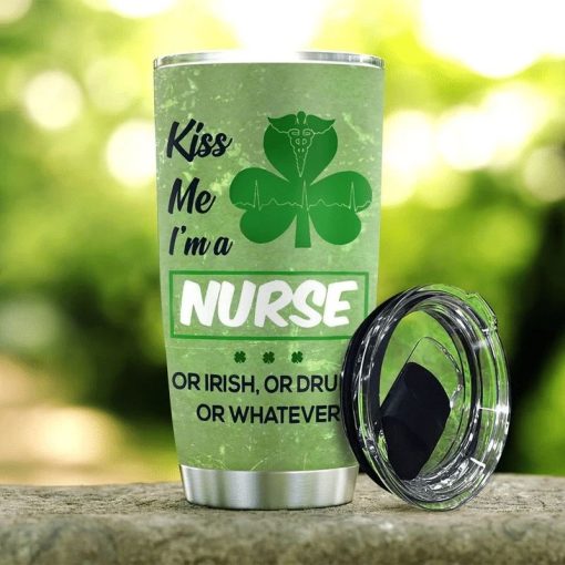 Irish Nurse Stainless Steel Cup 20 oz, Colorful