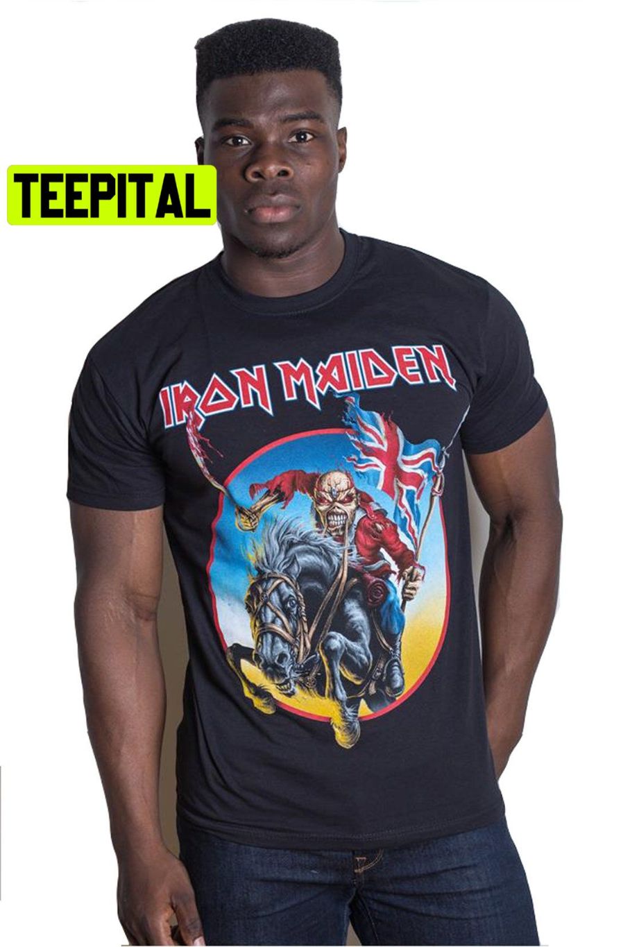 Iron Maiden European Tour Trooper Eddie Trending Unisex Shirt