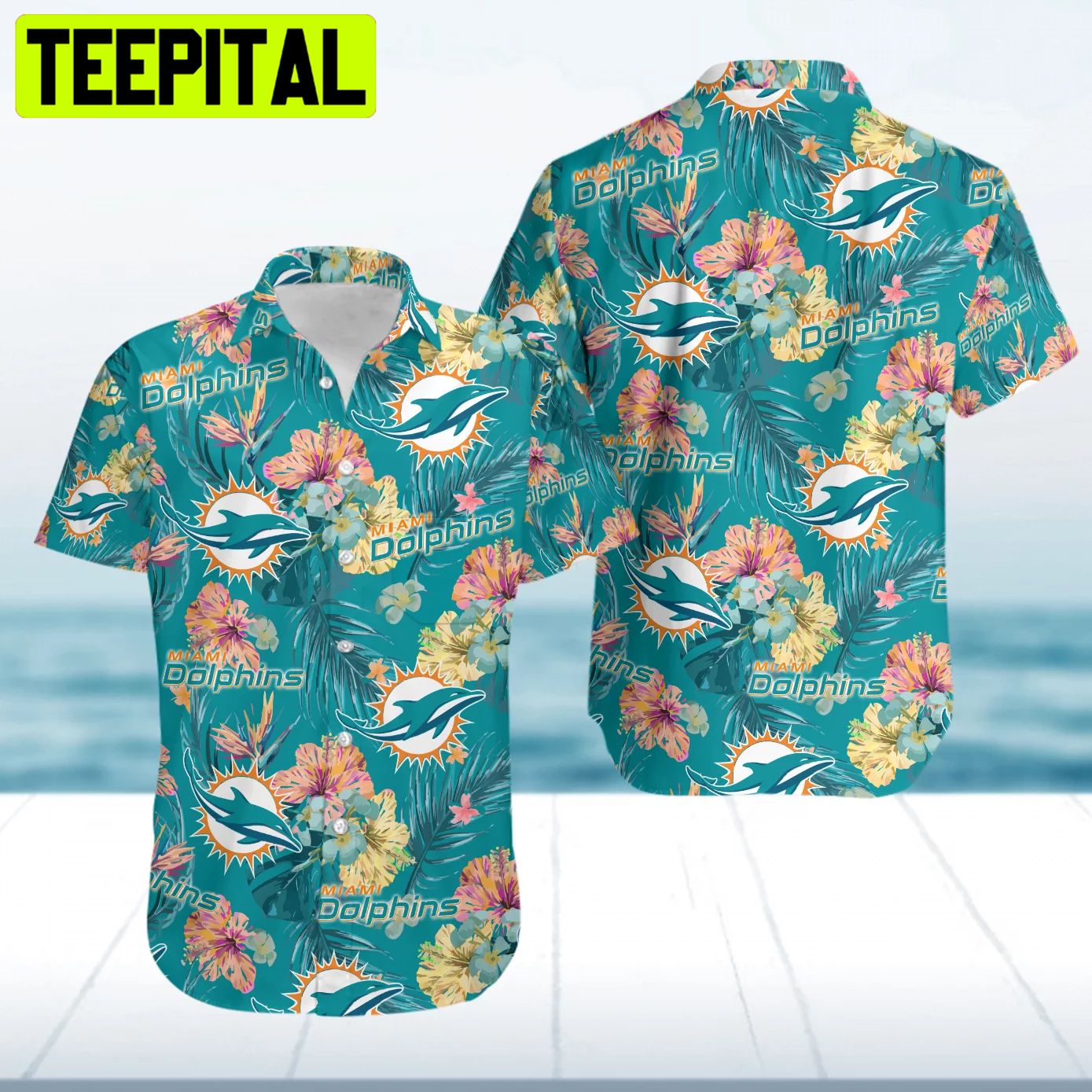 Island Miami Dolphins Summer Hawaiian Shirt