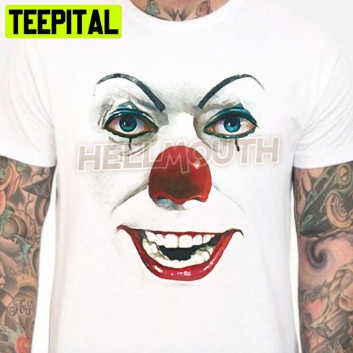 It Tim Curry Pennywise Horror Art 1990 Halloween Trending Unsiex T-Shirt