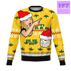 It’s Hoe Hoe Hoe Funny Meme 2022 Design 3d Ugly Christmas Sweater