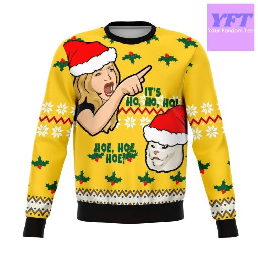 It’s Hoe Hoe Hoe Funny Meme 2022 Design 3d Ugly Christmas Sweater