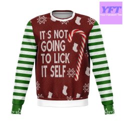 Its Not Going To Lick Itself 2022 Meme 3d Ugly Christmas Sweater