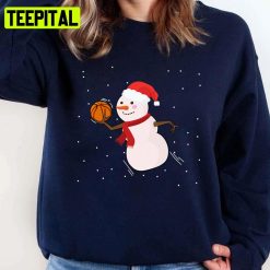 It’s Snowing Basketball Snowman Balls Christmas Unisex Sweatshirt