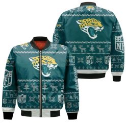 Jacksonville Jaguars Ugly Sweatshirt Christmas 3d Bomber Jacket