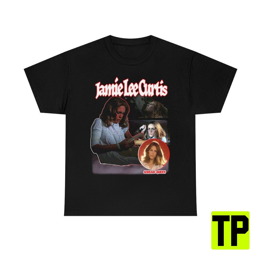 Jamie Lee Curtis Horror Movie Scream Queen Retro Styled T Unisex Shirt