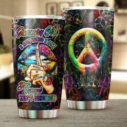 January Girl. Hippie Stainless Steel Cup