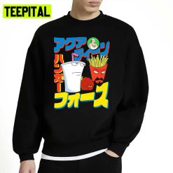 Japanese Text Art Aqua Teen Hunger Force Unisex Sweatshirt