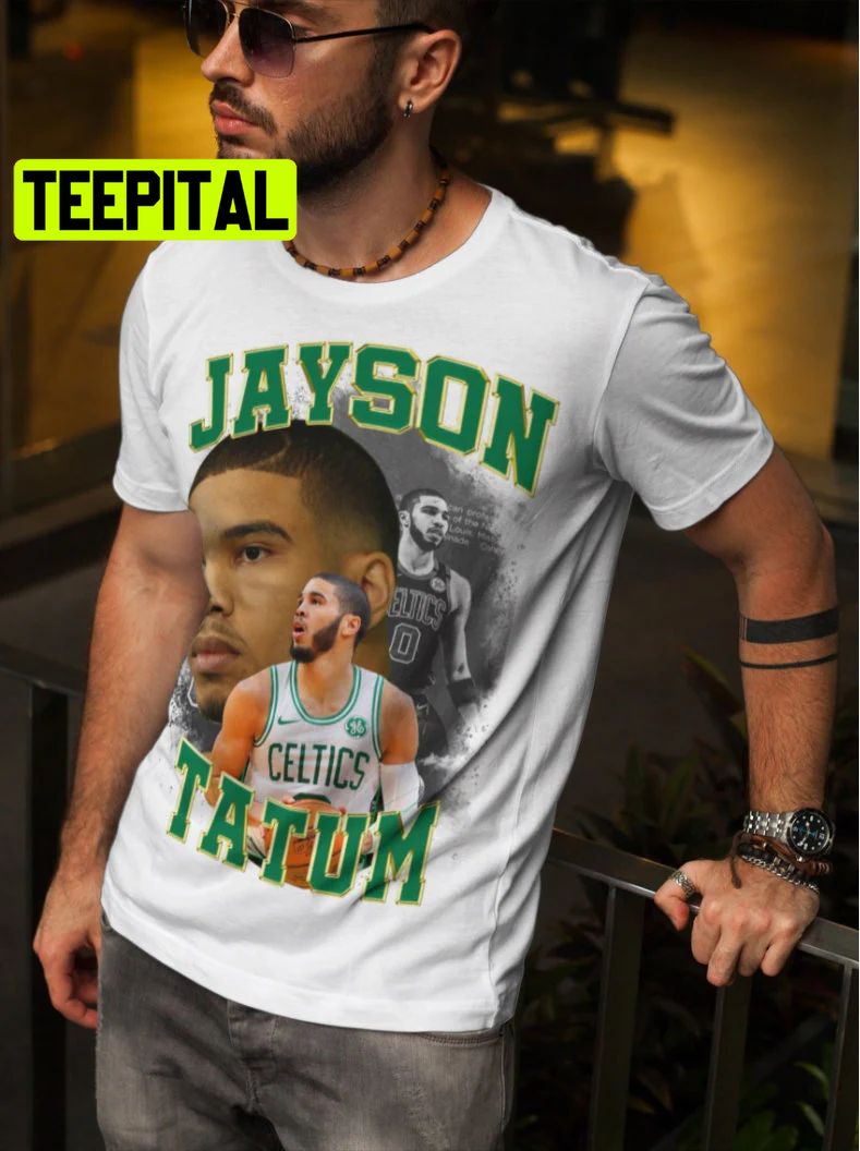 Jayson Tatum Vintage 90s Boston Celtics T-Shirt