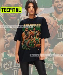 Jayson Tatum Merchandise Vintage Player Mvp Classic Retro 90s Graphic Trending Unisex Shirt