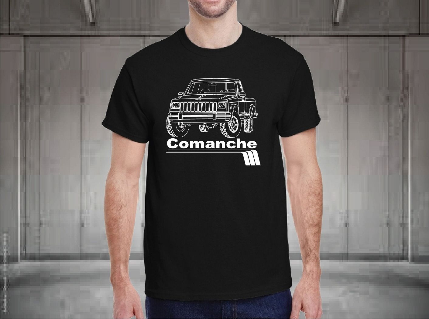 Jeep Truck Comanche MJ 4X4 Sport T-Shirt