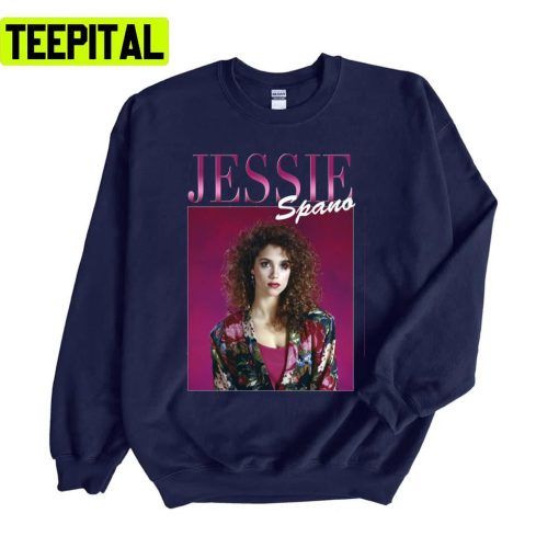 Jessie Spano 90’s Style Saved By The Bell Unisex Sweatshirt