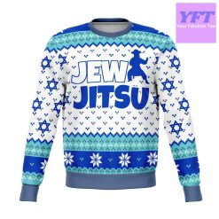 Jewjitsu Meme 2022 Design 3d Ugly Christmas Sweater