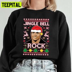 Jingle Bell The Rock Christmas Knit Pattern Ugly Unisex Sweatshirt