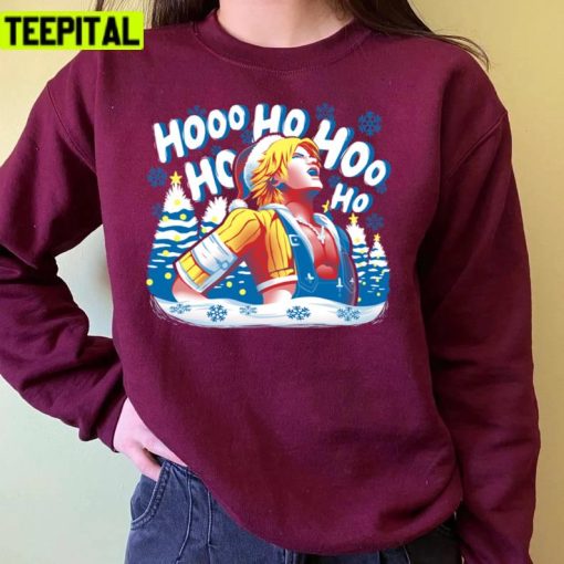 Jolly Tidings Hoho Christmas Art Ugly Unisex Sweatshirt