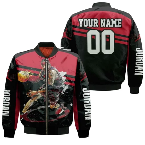 Jordan 23 Chicago Bulls Personalized Bomber Jacket