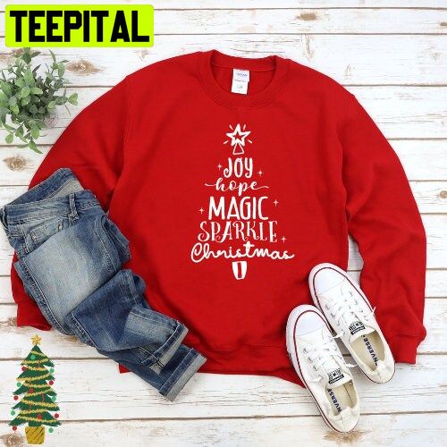 Joy Hope Magic Sparkle Christmas Trending Unisex Shirt