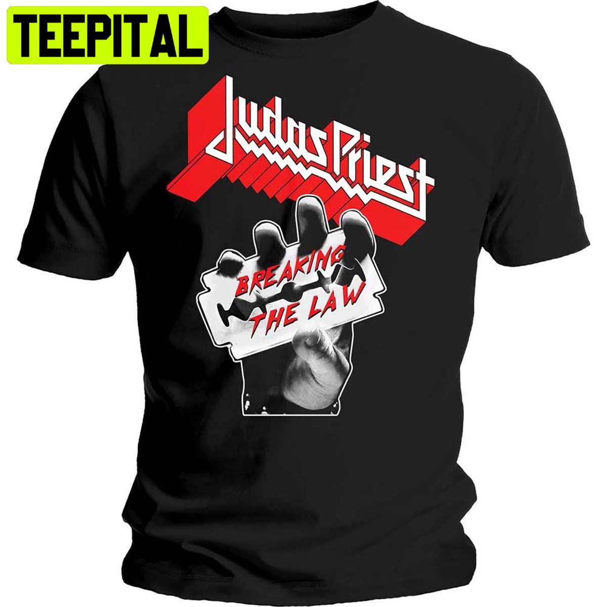 Judas Priest Breaking The Law British Steel Trending Unisex Shirt