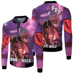 Juice Wrld 999 Angel Ring Legend Never Die Toon Fleece Bomber Jacket