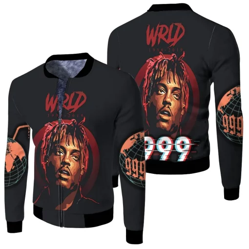 Juice Wrld 999 Thank You For The Memories Pop Fleece Bomber Jacket