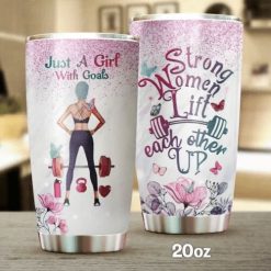 Just A Girl With Goals Stainless Steel Cup