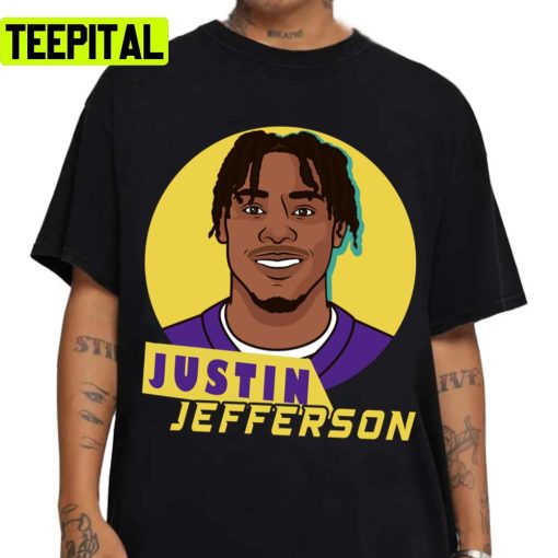 Justin Jefferson Griddy Step Minnesota Vikings Unisex Sweatshirt