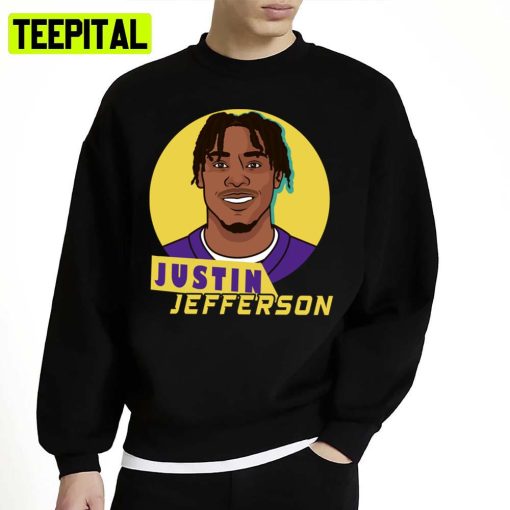 Justin Jefferson Griddy Step Minnesota Vikings Unisex Sweatshirt