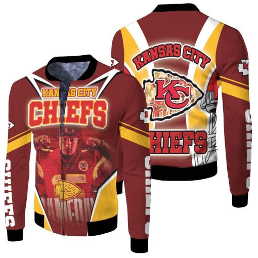 Kansas City Chiefs 2021 Nfl Champions Fleece Bomber Jacket