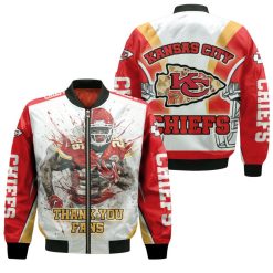 Kansas City Chiefs Damien Williams 26 For Fans Bomber Jacket