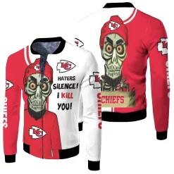 Kansas City Chiefs Haters I Kill You 3d Fleece Bomber Jacket