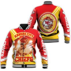 Kansas City Chiefs Patrick Mahomes 15 For Fans Baseball Jacket