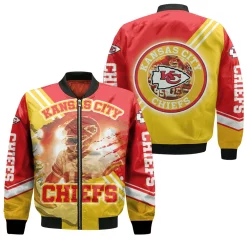 Kansas City Chiefs Patrick Mahomes 15 For Fans Bomber Jacket