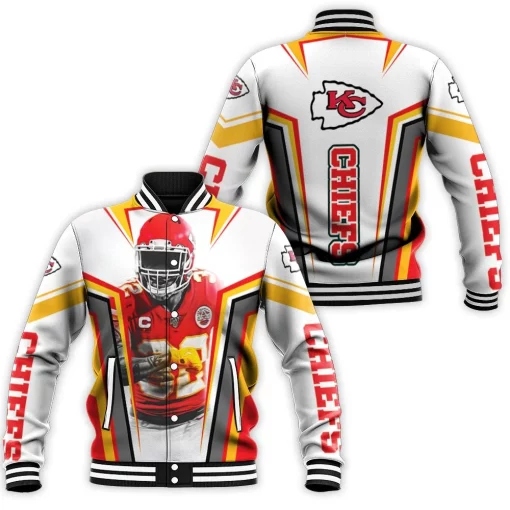 Kansas City Chiefs Tyrann Mathieu 30 For Fans Baseball Jacket