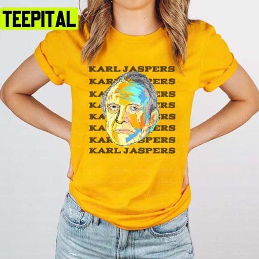 Karl Jaspers Name Illustration German Political Unisex T-Shirt