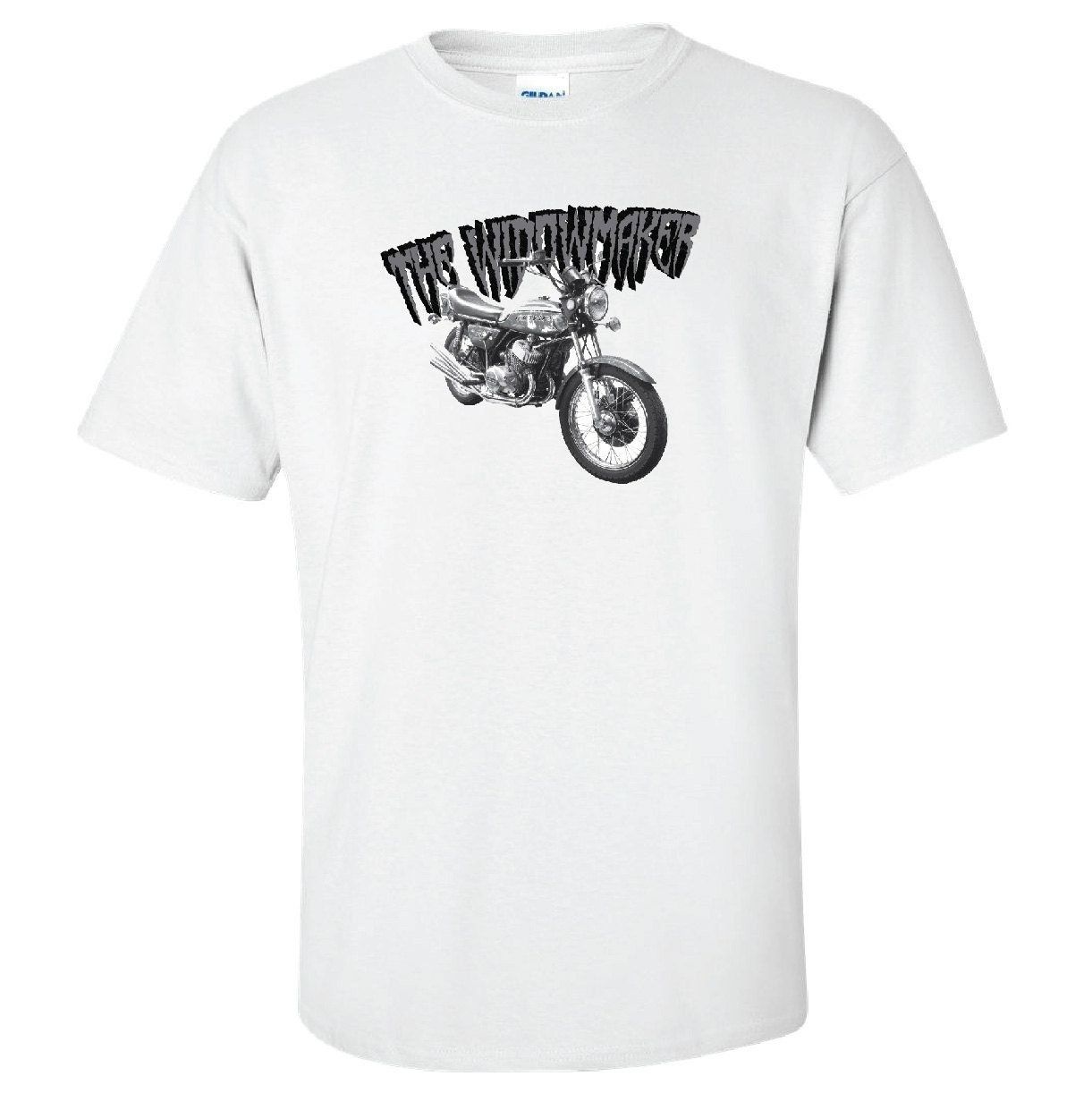 Kawasaki H2 750 Mach IV Triple Widowmaker Two Stroke Motorcycle T-Shirt