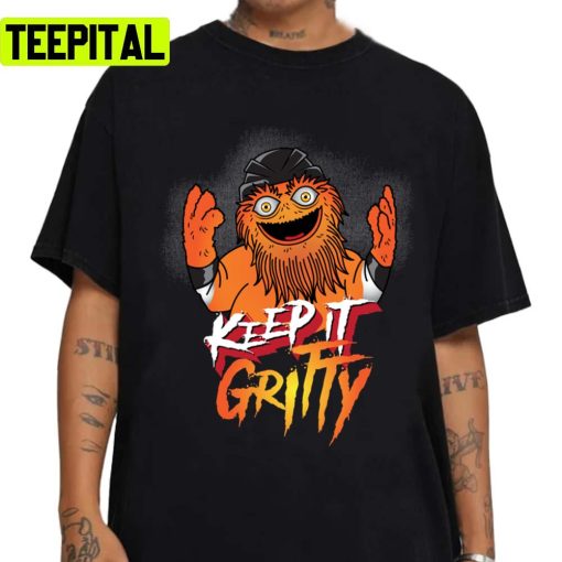 Keep It Gritty Chaos Mascot Halloween Graphic Unisex Sweatshirt