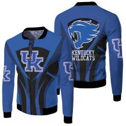 Kentucky Wildcats Ncaa For Wildcats Fan 3d Jersey Fleece Bomber Jacket