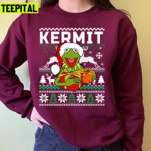 Kermit Got Presents Christmas Ugly Unisex Sweatshirt